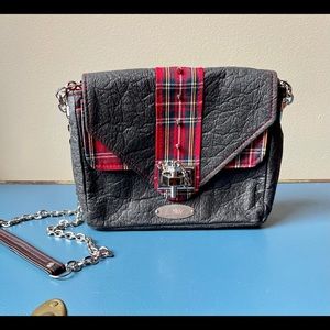 French handmade Vegan Leather Punk Style Purse